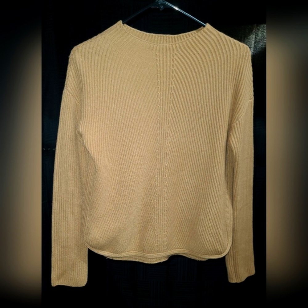 EUC Babaton Tan Crew Neck Sweater